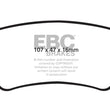 Load image into Gallery viewer, EBC 2013+ Chevy Impala 2.4L Redstuff Rear Brake Pads - Main Product View