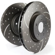 Load image into Gallery viewer, EBC 2013+ Ford F350 (inc Super Duty) 6.2L 4WD DRW GD Sport Rear Rotors - Main Product View