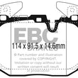 Load image into Gallery viewer, EBC 2014+ BMW I8 1.5L Turbo/Electric Yellowstuff Front Brake Pads - Main Product View