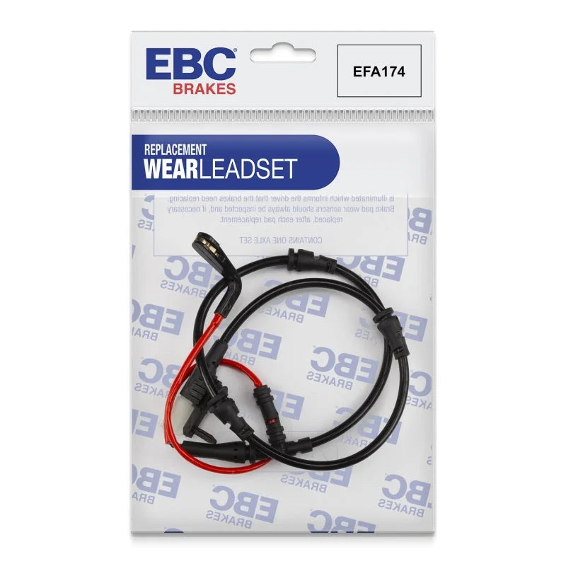 EBC 2014+ Land Rover Range Rover Sport 3.0L Supercharged Rear Wear Leads - Side View