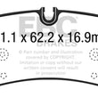 Load image into Gallery viewer, EBC 2015+ Audi RS7 4.0TT Bluestuff Rear Brake Pads - Additional View 6