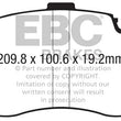 Load image into Gallery viewer, EBC 2015+ BMW X5M 4.4TT (F85) Bluestuff Front Brake Pads - Main Product View