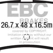 Load image into Gallery viewer, EBC 2015+ Ford Mustang 5.0L Bluestuff Rear Brake Pads - Main Product View