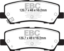 Load image into Gallery viewer, EBC 2015+ Ford Mustang 5.0L (w/Performance Package) Bluestuff Rear Brake Pads - Main Product View