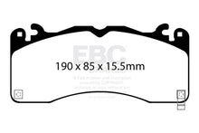 Load image into Gallery viewer, EBC 2015+ Ford Mustang (6Th Gen) 2.3L Turbo (GT Package) Bluestuff Front Brake Pads - Main Product View