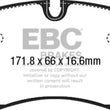 Load image into Gallery viewer, EBC 2015+ Ford Transit 150 SRW Yellowstuff Front Brake Pads - Main Product View