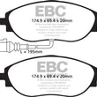 Load image into Gallery viewer, EBC 2015+ Volkswagen GTI/Golf R (Mk7) Bluestuff Front Brake Pads - Main Product View
