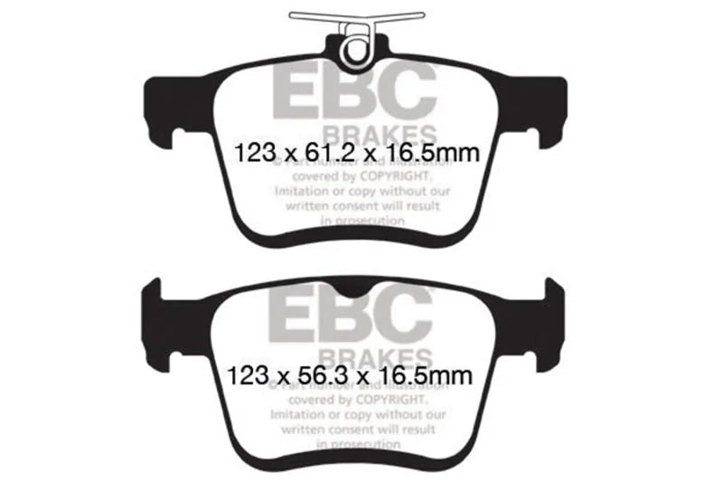 EBC 2015+ Volkswagen GTI/Golf R (Mk7) Bluestuff Rear Brake Pads - Main Product View