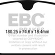 Load image into Gallery viewer, EBC 2015+ Volvo XC90 Ultimax2 Front Brake Pads - Main Product View