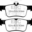 Load image into Gallery viewer, EBC 2016+ Honda Civic Coupe 1.5L Turbo Ultimax2 Rear Brake Pads - Side View