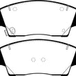 Load image into Gallery viewer, EBC 2016+ Hyundai Tucson Ultimax2 Front Brake Pads - Main Product View