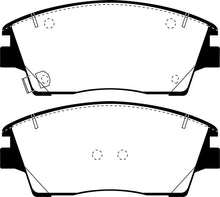 Load image into Gallery viewer, EBC 2016+ Hyundai Tucson Ultimax2 Front Brake Pads - Main Product View