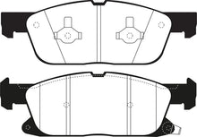 Load image into Gallery viewer, EBC 2016+ Lincoln Continental (10th Gen) 2.7L Twin Turbo Redstuff Front Brake Pads - Side View