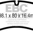 Load image into Gallery viewer, EBC 2016+ Porsche 911 (991/992) Carrera S 3.0TT (Cast Iron Rotor Only) Redstuff Front Brake Pads - Main Product View