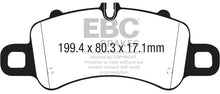 Load image into Gallery viewer, EBC 2016+ Porsche Boxster 718 (Iron Rotors Only) 2.5L Turbo Yellowstuff Front Brake Pads - Main Product View