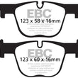 Load image into Gallery viewer, EBC 2017+ BMW 430 Coupe/Gran Coupe (F32/F33/F36) Bluestuff Rear Brake Pads - Main Product View
