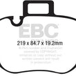 Load image into Gallery viewer, EBC 2017+ BMW 530 G30 Redstuff Front Brake Pads - Main Product View