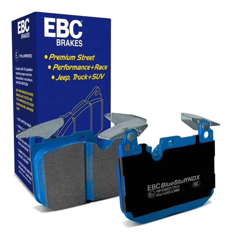 EBC 2017+ BMW M240 Coupe Bluestuff Front Brake Pads - Installation View