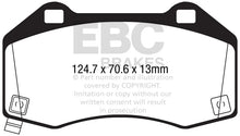 Load image into Gallery viewer, EBC 2017+ Fiat 124 Spider 1.4L Turbo Abarth Redstuff Front Brake Pads - Main Product View