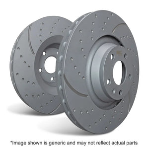 EBC 2017+ Honda CR-V 1.5L Turbo GD Sport Rear Rotors - Side View