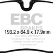 Load image into Gallery viewer, EBC 2017+ Jaguar F-Pace Ultimax2 Front Brake Pads - Main Product View