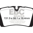 Load image into Gallery viewer, EBC 2017+ Land Rover Discovery 5 3.0L Supercharged Ultimax2 Rear Brake Pads - Main Product View
