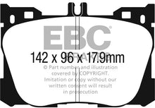 Load image into Gallery viewer, EBC 2017+ Mercedes-Benz E300 (W213) 2.0L Turbo Yellowstuff Front Brake Pads - Side View