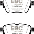 Load image into Gallery viewer, EBC 2017+ Mercedes-Benz E300 (W213) Redstuff Rear Brake Pads - Main Product View
