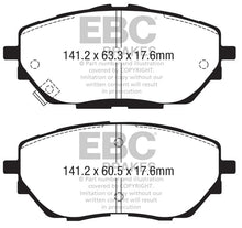 Load image into Gallery viewer, EBC 2017+ Toyota C-HR 2.0L Greenstuff Front Brake Pads - Main Product View