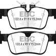 Load image into Gallery viewer, EBC 2017+ Volvo S90 2.0L Turbo Yellowstuff Rear Brake Pads - Main Product View