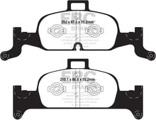 Load image into Gallery viewer, EBC 2018+ Audi A4 Allroad Quattro 2.0L Turbo Redstuff Front Brake Pads - Main Product View