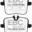 Load image into Gallery viewer, EBC 2018+ BMW M5 4.4TT (F90) Yellowstuff Rear Brake Pads - Main Product View