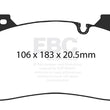 Load image into Gallery viewer, EBC 2018+ BMW M5 F90 Bluestuff Front Brake Pads - Main Product View