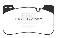 Load image into Gallery viewer, EBC 2018+ BMW M5 F90 Bluestuff Front Brake Pads - Main Product View