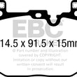 Load image into Gallery viewer, EBC 2018+ BMW X2 Yellowstuff Front Brake Pads - Main Product View