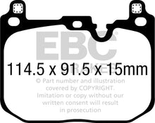 Load image into Gallery viewer, EBC 2018+ BMW X2 Yellowstuff Front Brake Pads - Main Product View