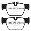 Load image into Gallery viewer, EBC 2018+ BMW X2 Yellowstuff Rear Brake Pads - Additional View 5