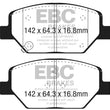 Load image into Gallery viewer, EBC 2018+ Chevrolet Equinox 1.5L Turbo (J17) Yellowstuff Front Brake Pads - Main Product View