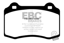 Load image into Gallery viewer, EBC 2018+ Dodge Durango 6.4L SRT Extra Duty Rear Brake Pads - Main Product View
