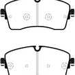 Load image into Gallery viewer, EBC 2018+ Jaguar E-Pace 2.0L Turbo (246) Yellowstuff Front Brake Pads - Main Product View