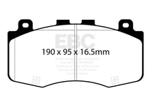 Load image into Gallery viewer, EBC 2018+ Jeep Grand Cherokee Trackhawk Bluestuff Front Brake Pads - Side View