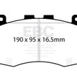Load image into Gallery viewer, EBC 2018+ Jeep Grand Cherokee Trackhawk Yellowstuff Front Brake Pads - Main Product View