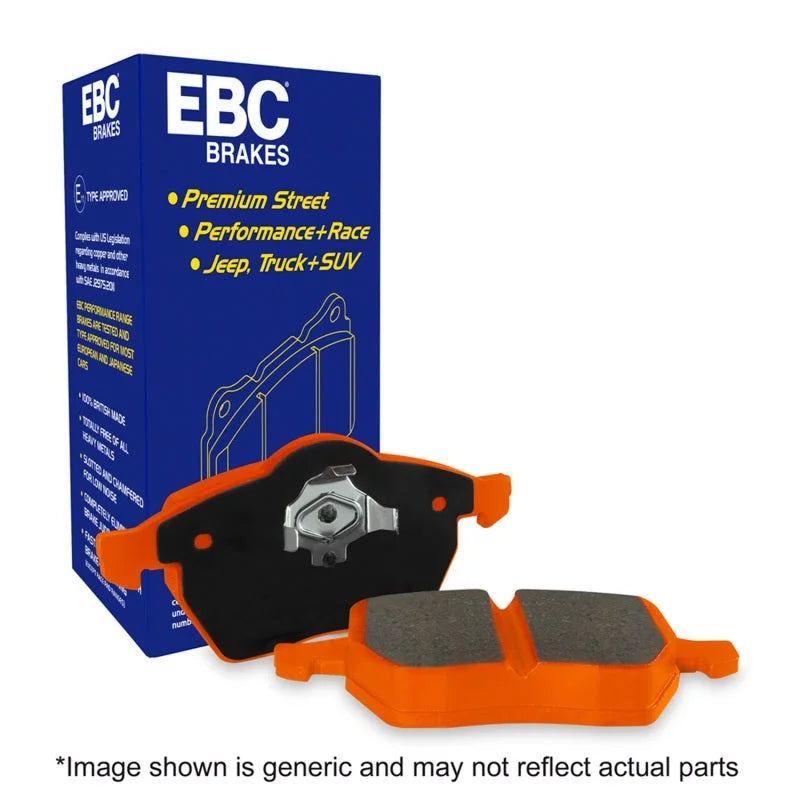EBC 2018+ Porsche Cayenne (3rd Gen) 4.0TT Extra Duty Rear Brake Pads - Installation View