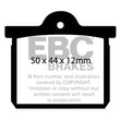 Load image into Gallery viewer, EBC 2018+ Volvo XC40 T4 Ultimax Front Brake Pads - Side View