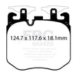 Load image into Gallery viewer, EBC 2019+ BMW X5 3.0T / 2020+ BMW X6 4.4TT M50 (G05/G06/G07) Redstuff Front Brake Pads - Main Product View