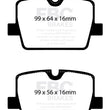 Load image into Gallery viewer, EBC 2019+ BMW Z4 G29 2.0T Bluestuff Rear Brake Pads - Main Product View