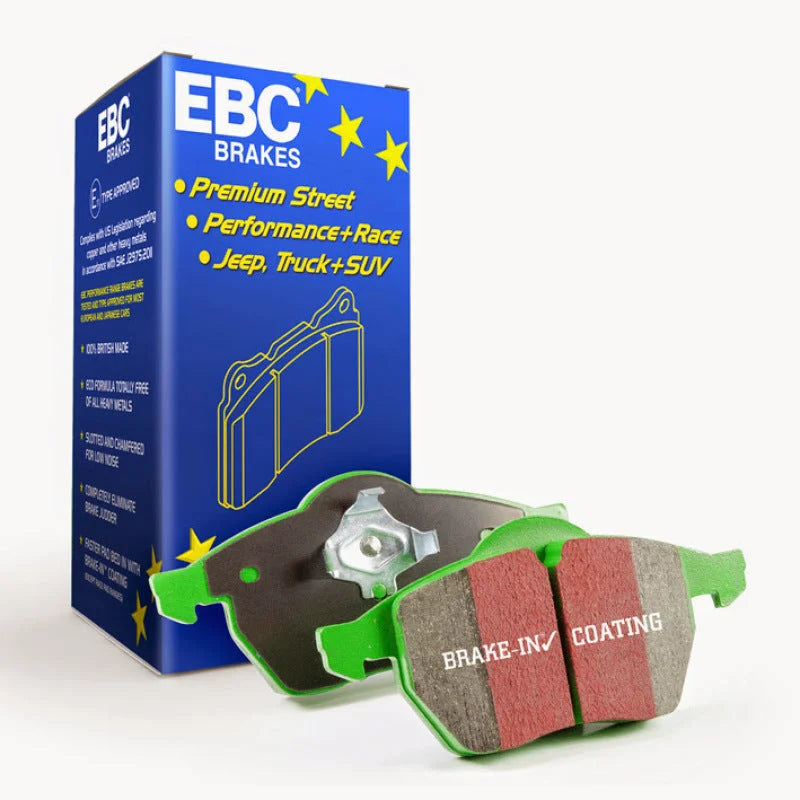 EBC 2019+ BMW Z4 G29 2.0T Greenstuff Rear Brake Pads - Back View