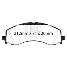 Load image into Gallery viewer, EBC 2019+ Dodge Ram 1500/3500 (4WD) Extra Duty Front Brake Pads - Back View