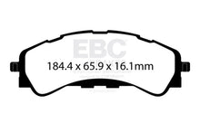 Load image into Gallery viewer, EBC 2019+ Ford Ranger 2WD 2.3T Greenstuff Front Brake Pads - Main Product View