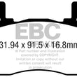 Load image into Gallery viewer, EBC 2019+ Genesis G70 2.0L Turbo (Brembo) Greenstuff Rear Brake Pads - Main Product View